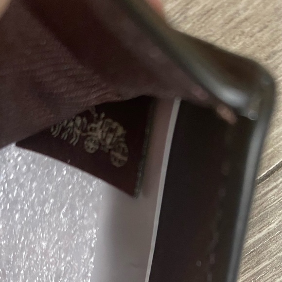 💕💟NWT COACH HEART PRINT BIFOLD WALLET SIGNATURE CANVAS LIMITED EDITION💕💟 - Picture 9 of 16